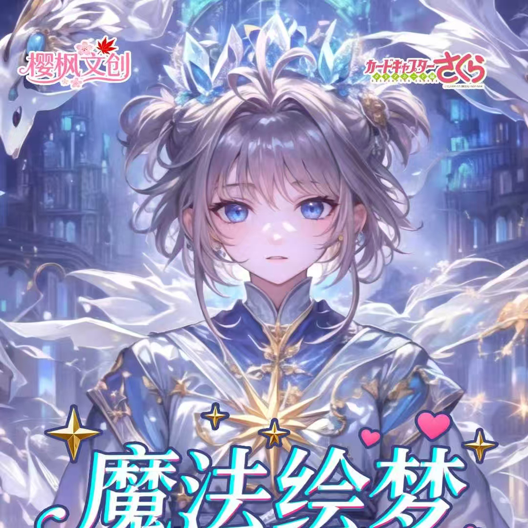樱枫文创魔卡少女樱色纸二创卡牌