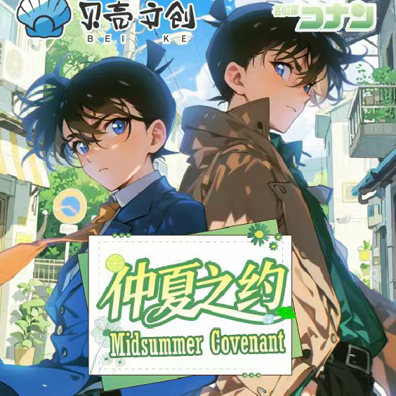 贝壳文创名侦探柯南仲夏之约色纸