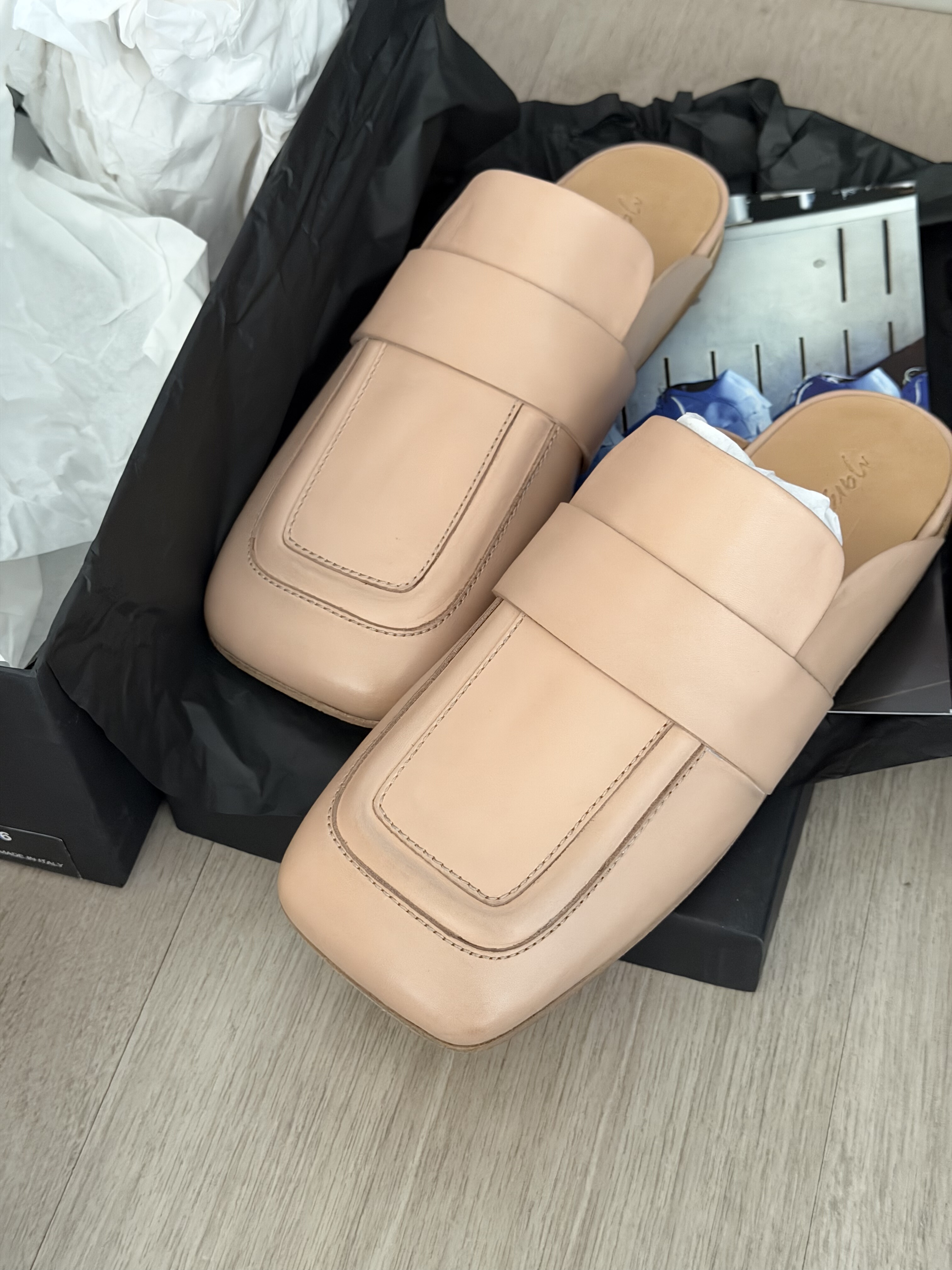 【 现货】 折扣 marsell 穆勒鞋