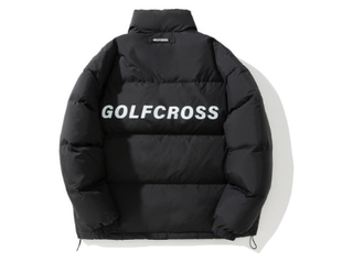 林小宅主理立领简约基础款 字母LOGO印花保暖棉服羽绒服