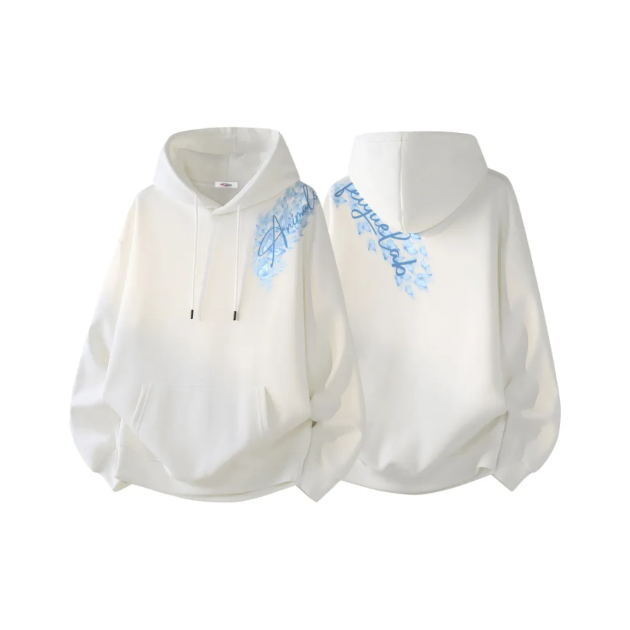 飞悦380克加绒美式高街复古纯色基础潮流蝴蝶落肩休闲连帽卫衣,男装,卫衣,淘宝优惠券,粉丝福利购,淘宝优惠卷