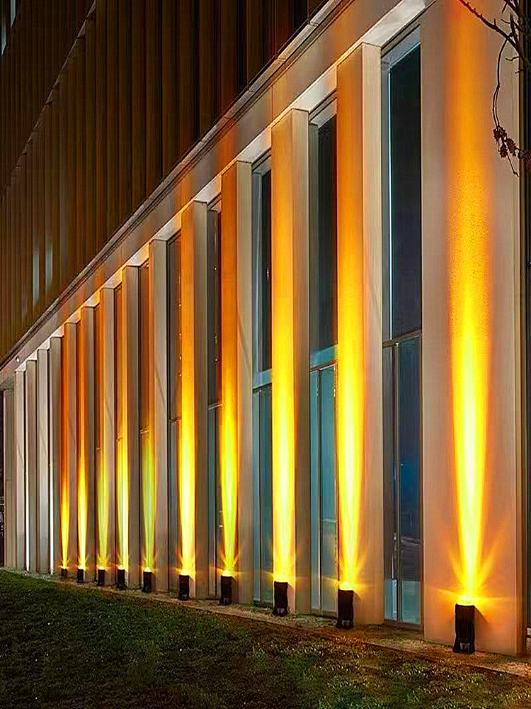 一束光聚光户外射灯防水洗墙灯酒店会所led投光灯墙壁超亮外墙灯
