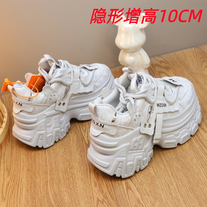 内增高10cm松糕女款老爹鞋百搭