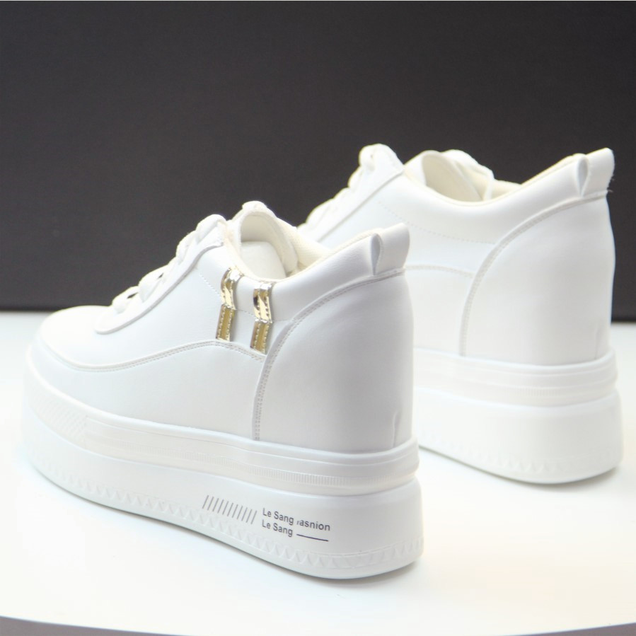 内增高真皮厚底女士时尚松糕鞋