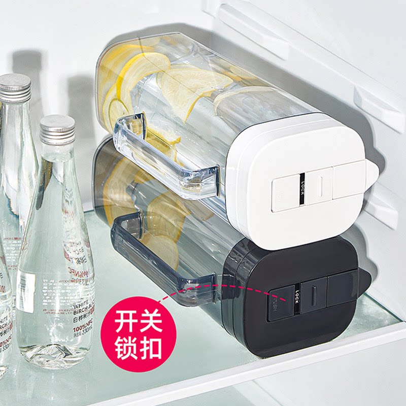 冷水壶家用食品级塑料大容量密封不漏冷泡扎壶耐高温凉水壶泡茶壶