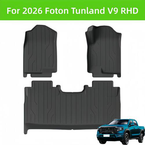 For 2026 Foton Tunland V9 RHD TPE Car Floor Mat/RearTrunkMat