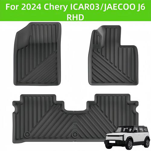 For2024Chery ICAR03/JAECOO J6 RHD 3DCarpet TPE Car Floor Mat