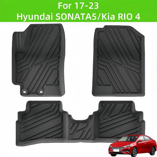 For17-23 SONATA5/RIO 4 Fuel TPE Car Floor Mat/Rear Trunk Mat