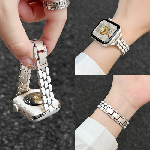 适用华为fit5表带金属新款fit4手表watchfit3腕表fit2女士pro夏天