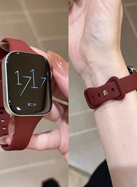 适用小米手环9/8pro表带硅胶7por智能红米watch6手表5腕带4高级感