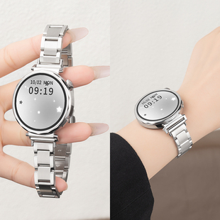 适用华为gt6表带金属新款 gt3pro高级gt2腕表watch5 gt5手表gt4女款