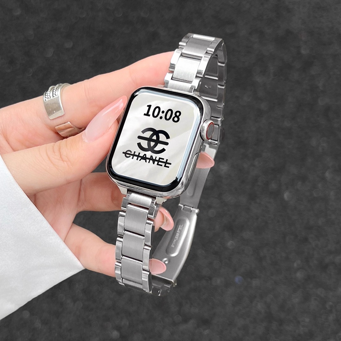 适用华为fit4表带金属新款智能手表watchfit3高级女款腕表2/1夏天