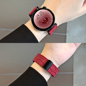 适用华为gt4gt5表带6女士硅胶新款 智能手表watch3pro磁吸2高级感1