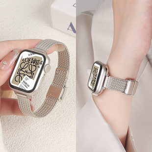 适用华为fit4表带金属新款 1高级 4pro智能手表watchfit3腕表系列2