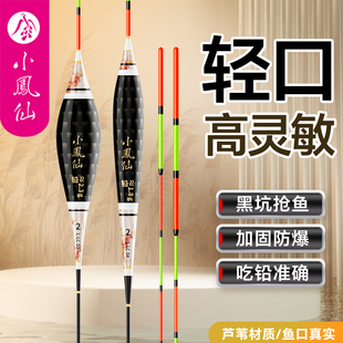 小凤仙去壳芦苇浮漂正品 高灵敏醒目加粗尾鲤鱼鲫鱼漂高端浅水短漂