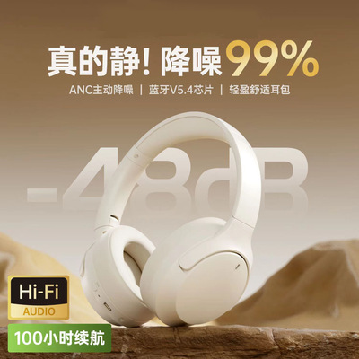 蓝牙耳机头戴式hifi音质可折叠俄罗斯网红阿妮娅同款ANC主动降噪