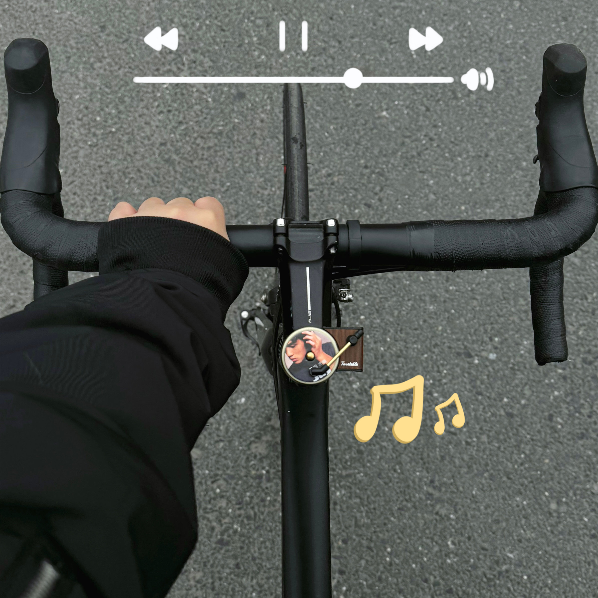 【随风转动】周杰伦唱片香薰自行车小配饰配件装饰摆件公路山地车