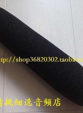 精挑细选音频店 黑色海绵话筒防风罩 配ECM-672 话筒海绵防风罩套