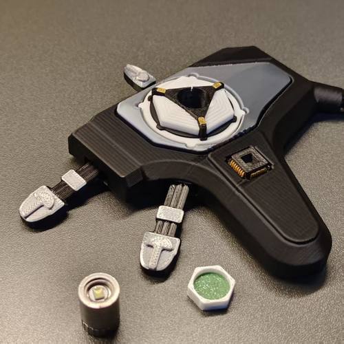 三角洲行动游戏周边cosplay老太脑机接口旋转灯玩具模型3D实物