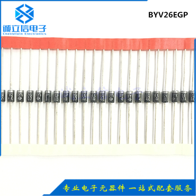 BYV26E 整流二极管BYV26EGP 全新直插DO-15超快速恢复 VISHAY
