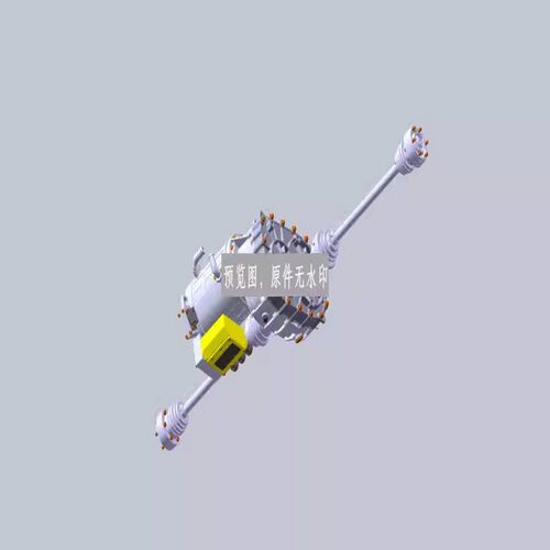 新能源汽车电机驱动系统设计三维CATIA模型图纸3D建模资料