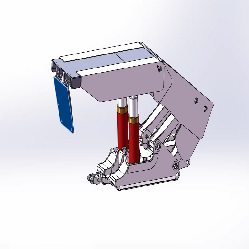 6号矿液压支架结构设计含SW三维图+CAD图纸+说明资料 336342