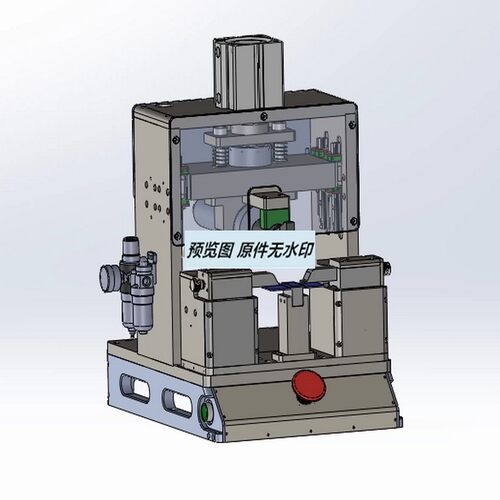 超声波金属焊接机-AO 三维设计solidworks2019模型3d图纸建模