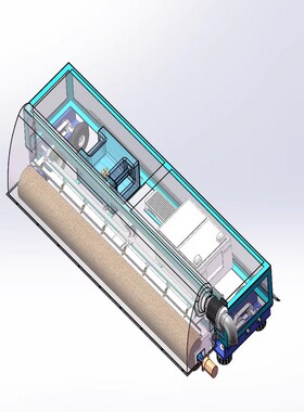 光伏清洁机器人设计（含三维SW2021模型+CAD图纸若干张）