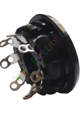 镀银脚电木8脚电子管座S8WPI适用KT88 EL34 6V6 6550 6n5p 5Z3P等