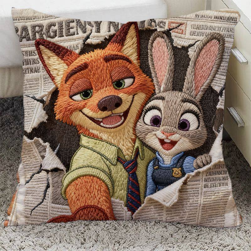 疯狂动物城枕头尼克朱迪周边抱枕客厅沙发超软靠垫含芯腰枕可拆洗,居家布艺,抱枕被,淘宝优惠券,粉丝福利购,淘宝优惠卷