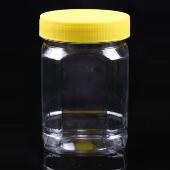 蜜蜂蜂蜜瓶塑料500g瓶子1斤装 食品收纳透明塑料空瓶密封罐子 包邮