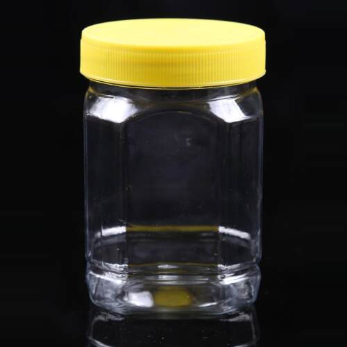 蜜蜂蜂蜜瓶塑料500g瓶子1斤装包邮食品收纳透明塑料空瓶密封罐子