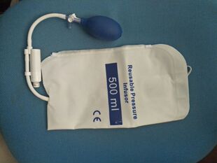 输液加压袋/加压输液袋/输血加压袋 500ml  带压力柱