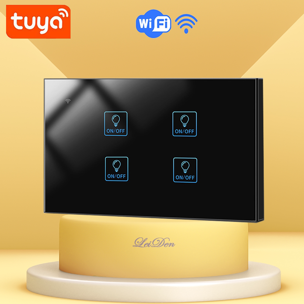 tuya涂鸦智能开关wifi触摸零火单火共用美规智能语音控制手机远程