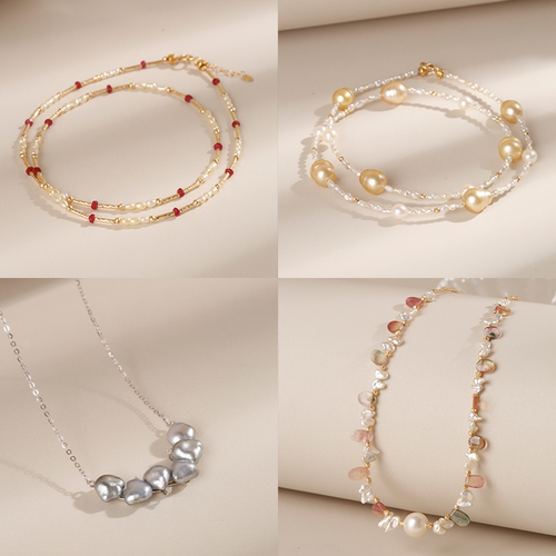 海蒂珠宝【独特keshi合集】原创设计海水珍珠不规则的灵动之美◇