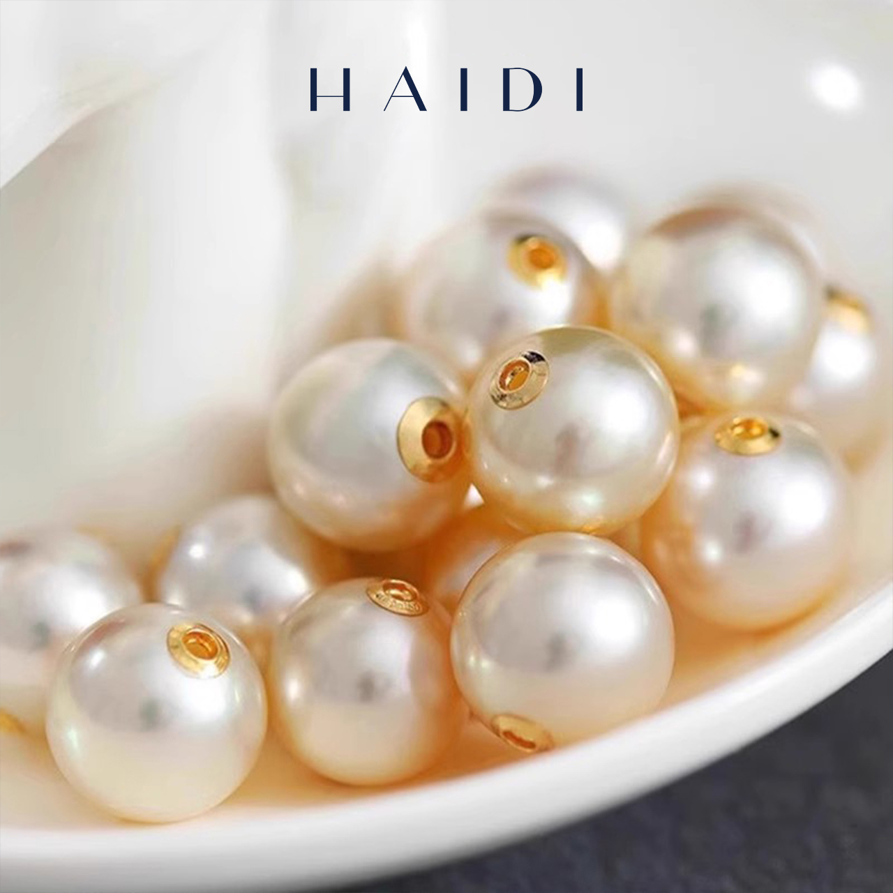 海蒂珠宝10-11mm正圆南洋路路通