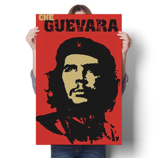 切格瓦拉海报挂画励志大学男生宿舍寝室墙壁贴画生日礼物伟人画像
