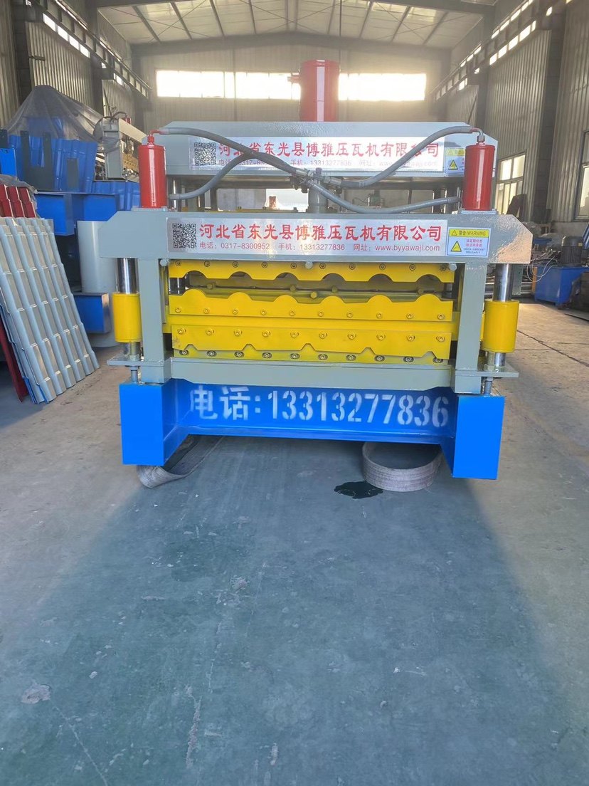 三层防树脂瓦压瓦机琉璃瓦压瓦机防树脂瓦竹节瓦两用通用压瓦机
