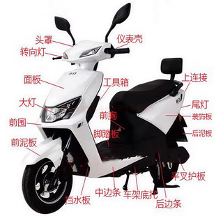 适用于新日飞豹电动车外壳台铃劲锐大环吉豹五星钻豹新蕾塑件配件