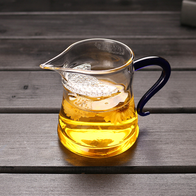 加厚耐热月牙公道杯玻璃泡茶壶