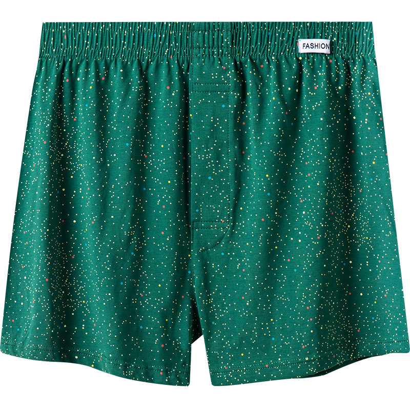 星空阿罗裤休闲大码四角大裤衩男士纯棉裤头平角裤居家裤睡裤绿色,女士内衣/男士内衣/家居服,男阿罗裤,淘宝优惠券,粉丝福利购,淘宝优惠卷