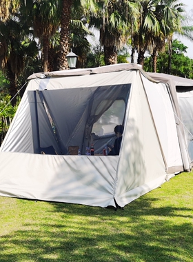 户外理想车尾帐篷门厅拓展透明TPU门帘观景柴火炉保温门窗帘定制