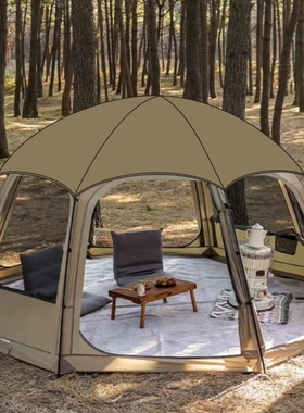 韩国KZM viva帐篷黑色升级版防晒帘观雨TPU门帘黑胶小顶布定制