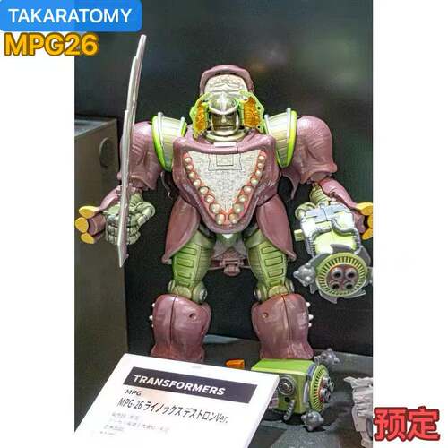 TAKARA 变形玩具 MPG26 BW野兽战争 犀牛勇士 黑暗设计版