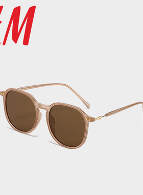 茶色墨镜女夏防晒高级感大脸显瘦