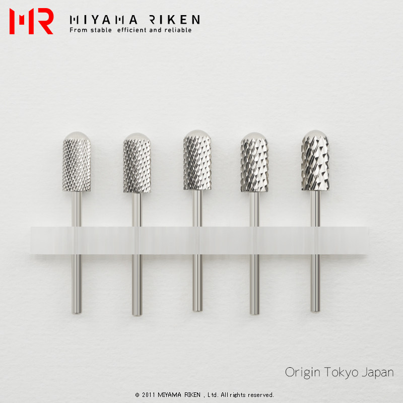 MiyamaRiken快速多功能卸甲美甲工具 日式钨钢打磨头 打磨机配件