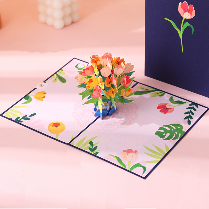 3d立体祝福感谢通用贺卡卡片