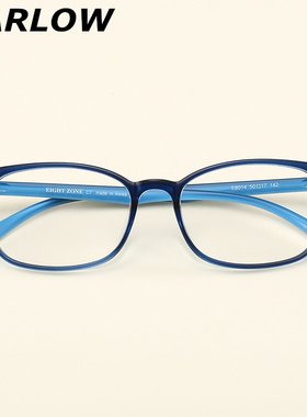 蓝色眼镜框男女韩版眼睛框韩国超轻tr90镜架女小框复古近视眼镜架