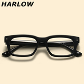 高度近视眼镜框男女小框宽边黑色粗框可配1000度以上TR90眼镜架潮