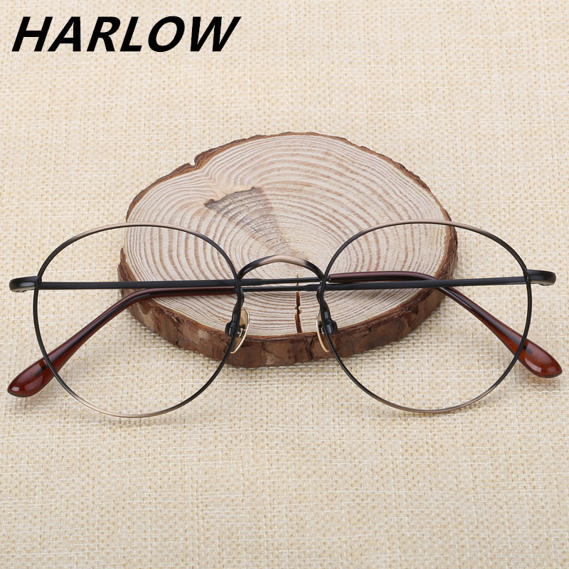 金属古董圆镜潮复古眼镜框韩版圆形钛合金眼镜架时尚学生近视眼镜